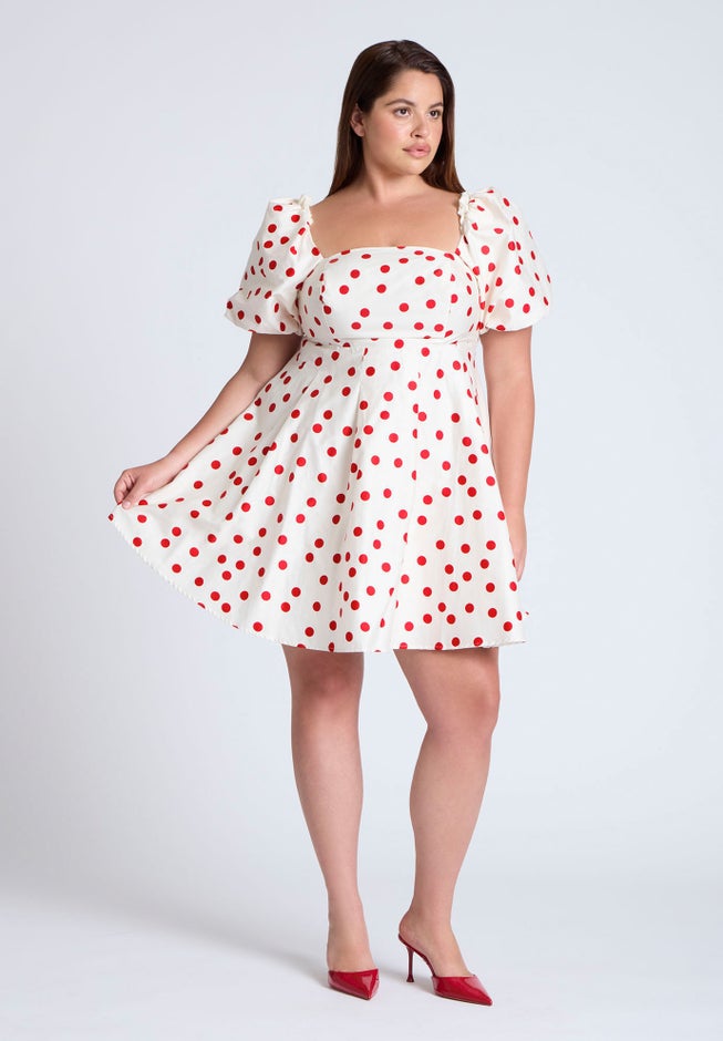 Puff Sleeve Mini Dress image number 0