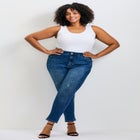 La Luna Zip Detail Skinny Jean image number null