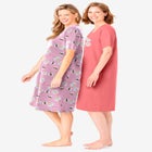 2-Pack Short-Sleeve Sleepshirt image number null