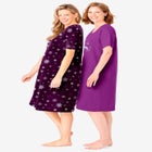 2-Pack Short-Sleeve Sleepshirt image number null