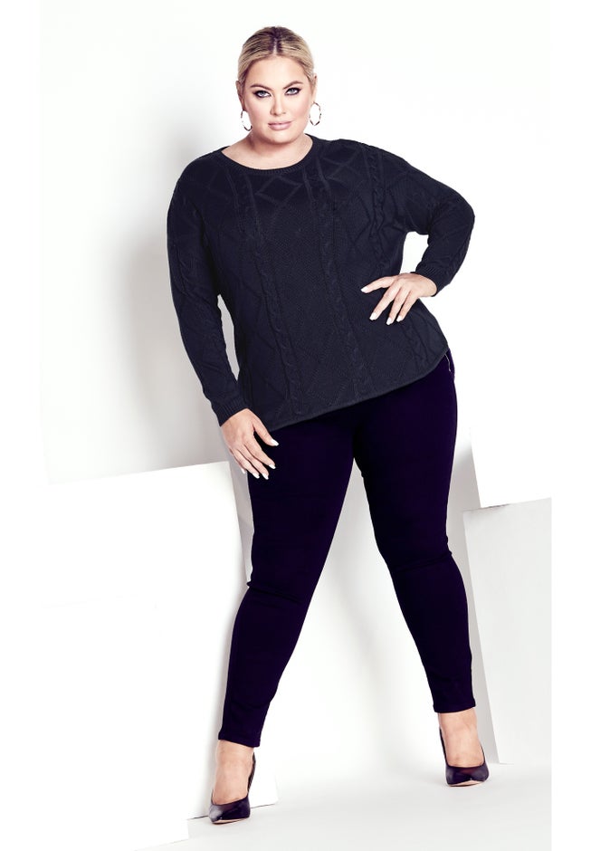 Carina Cable Sweater image number null