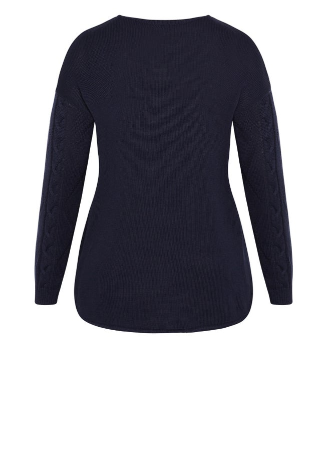 Carina Cable Sweater image number null
