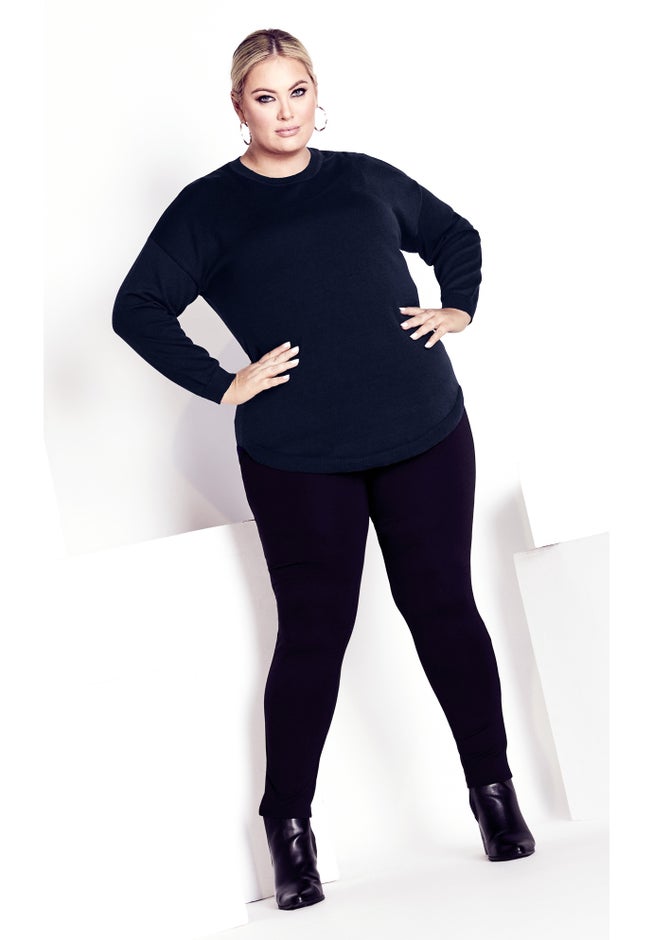 Tully Curved Hem Sweater image number 0