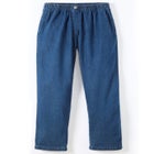 Straight-Leg All-Cotton Denim Pull-On 7-Day Elastic-Waist Jeans image number null
