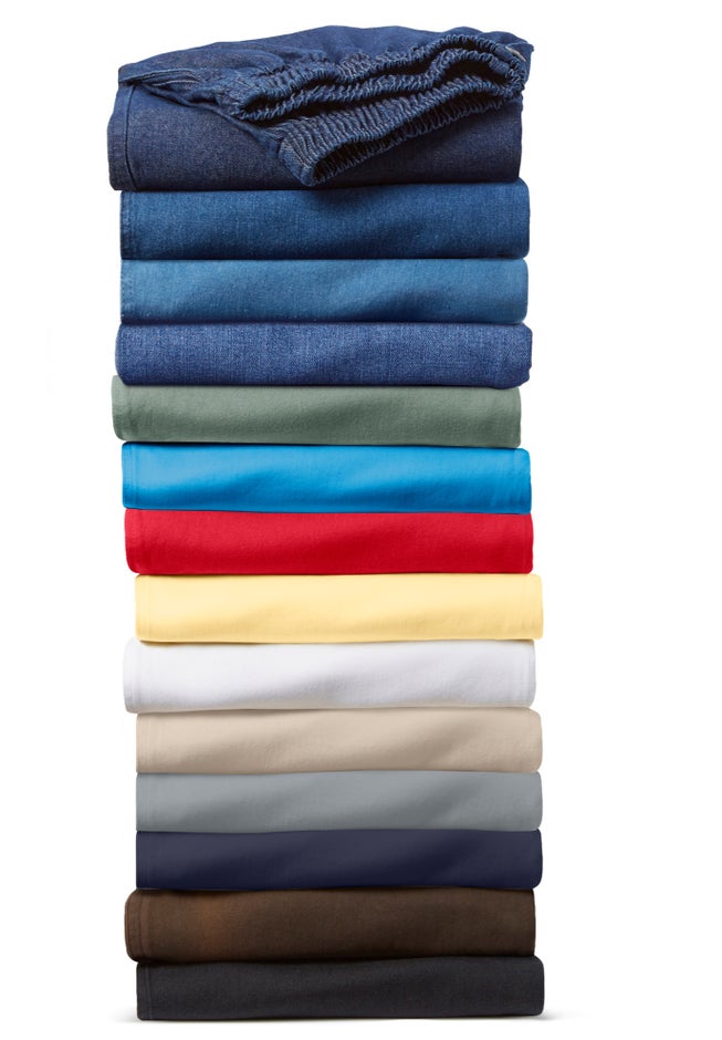 Straight-Leg All-Cotton Denim Pull-On 7-Day Elastic-Waist Jeans image number 4