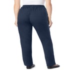 7-Day Straight-Leg Elastic-Waist Cotton Denim Pant image number null