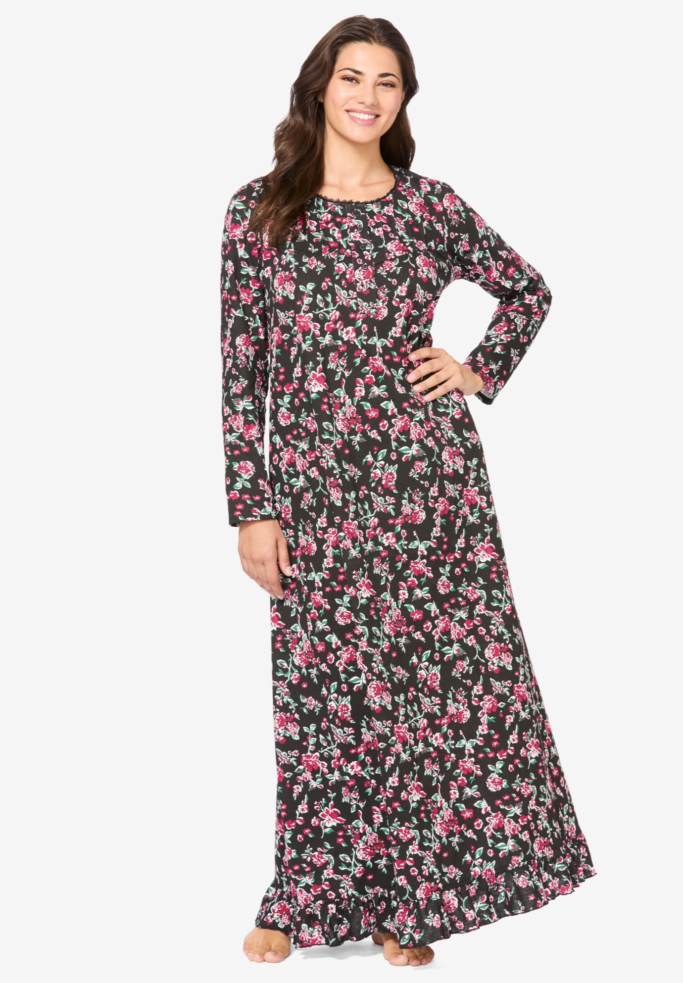 Long-Sleeve Gown image number 0