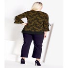 Lara Layered Print Top image number null