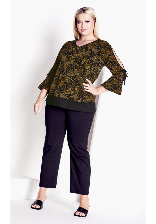 Lara Layered Print Top image number 0