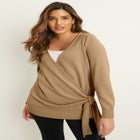 Wrap-Front Cardigan image number 0
