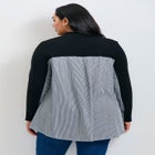 Ray Mix Media Button Thru Cardi image number null