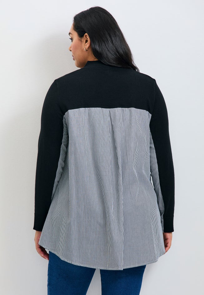 Ray Mix Media Button Thru Cardi image number 1