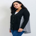 Ray Mix Media Button Thru Cardi image number null