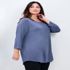 Sara Everyday Scoop Neck Tunic image number null