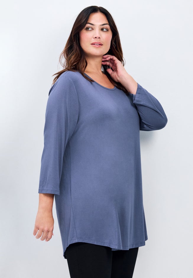 Sara Everyday Scoop Neck Tunic image number 2