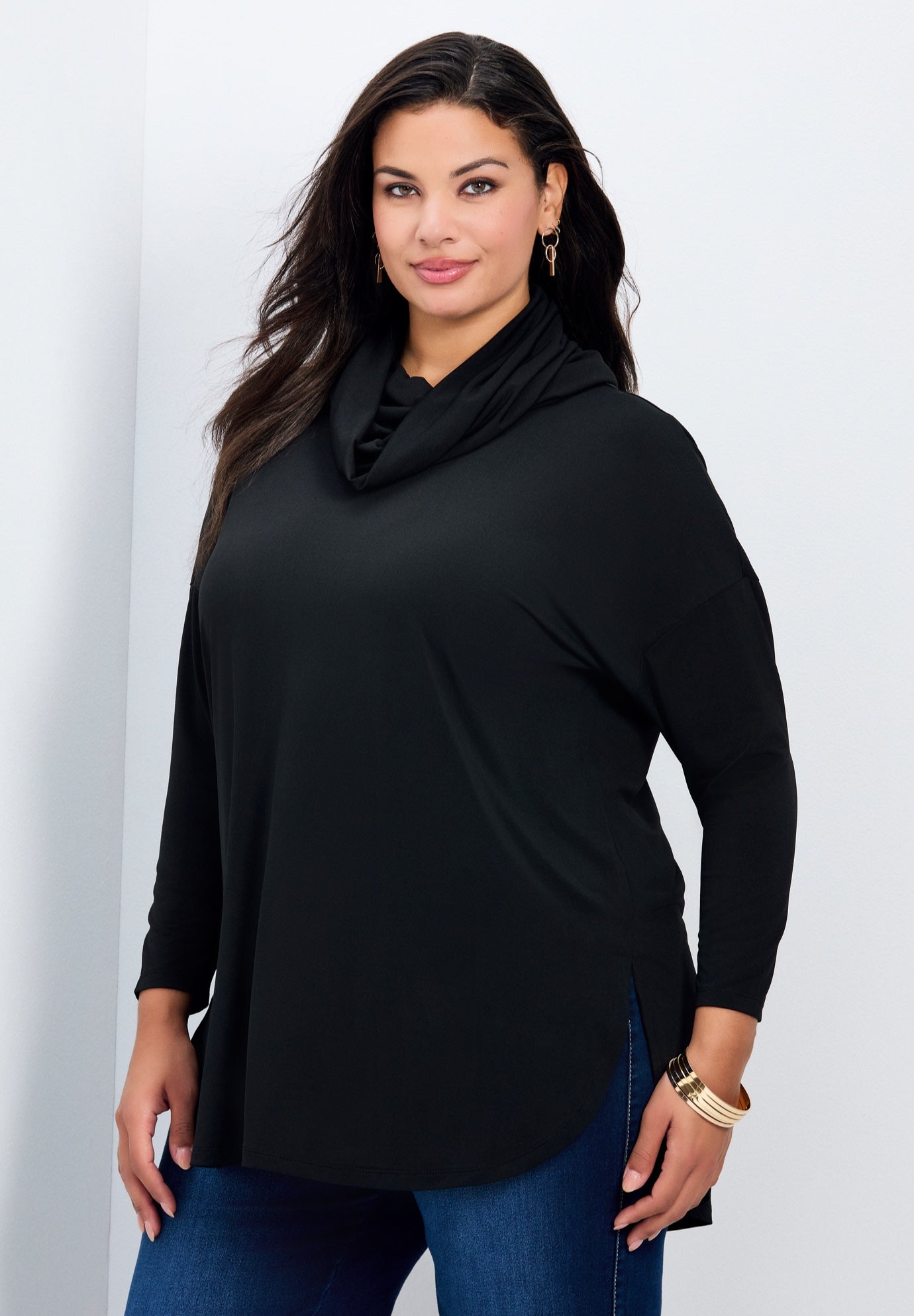 Faye Removeable Scarf Tunic image number 0