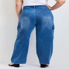 Cassidy Wide Leg Cargo Jean image number null