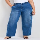 Cassidy Wide Leg Cargo Jean image number null