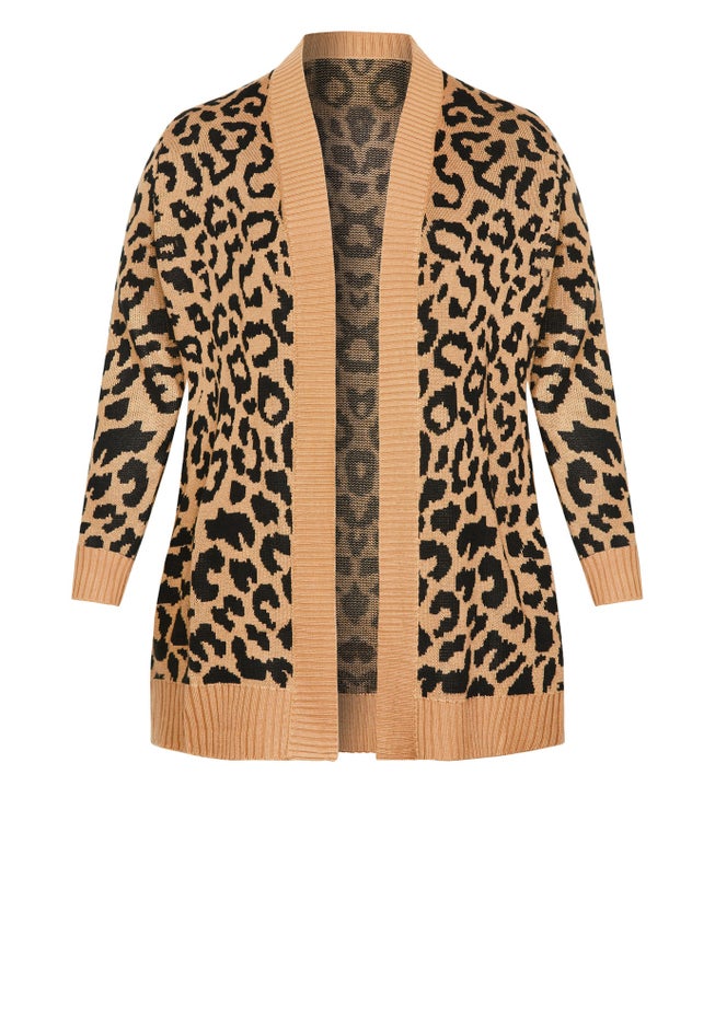 Longline Print Cardigan image number 12
