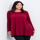 Alina Hacci Zip Detail Tunic image number null