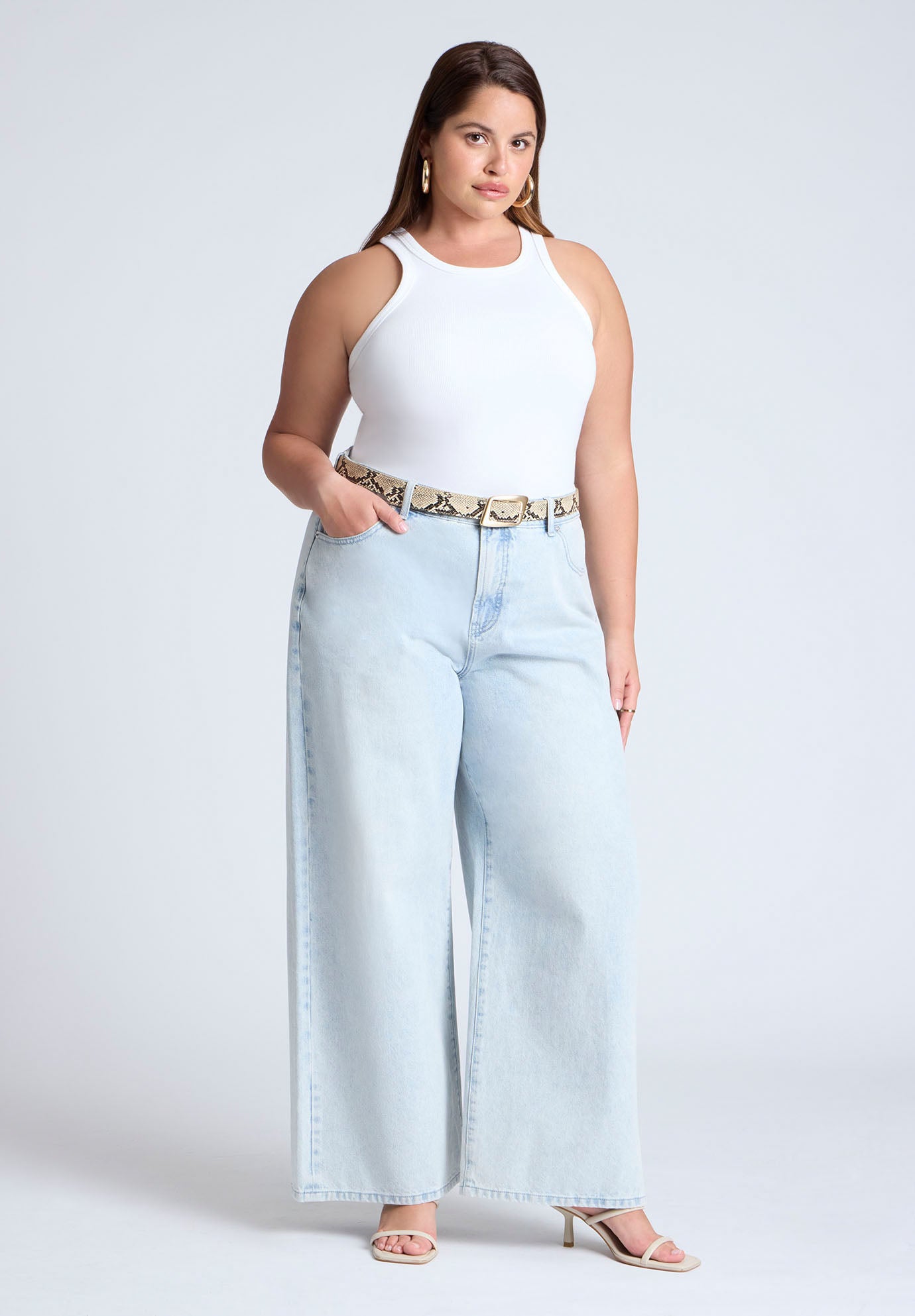 Diagonal Buckle Belt image number 1