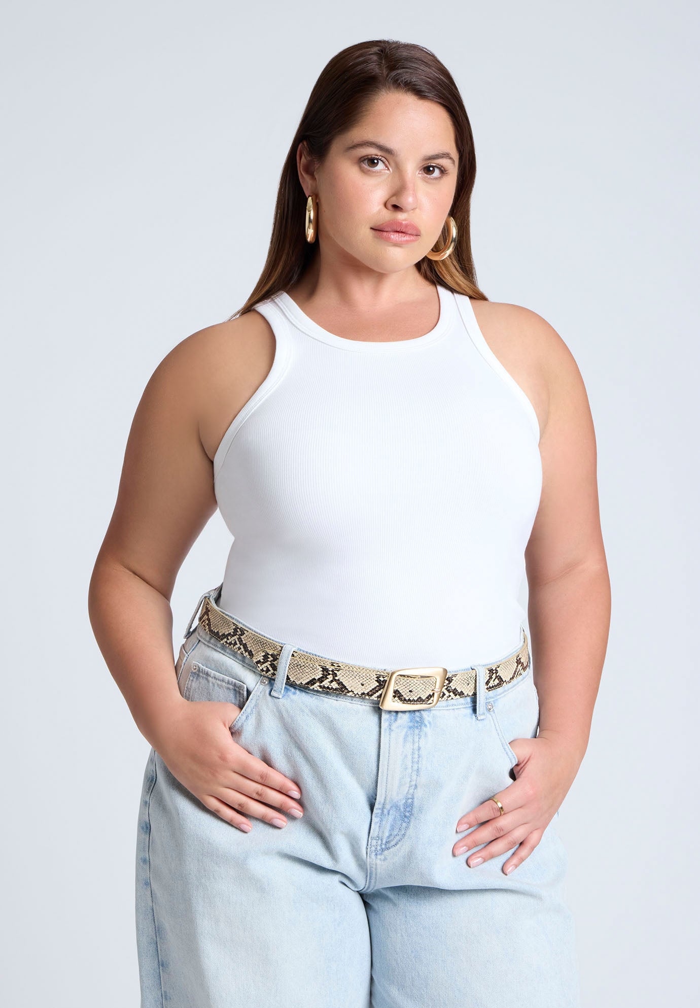 Diagonal Buckle Belt image number 0