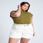 Triangle Studded Buckle Belt image number null