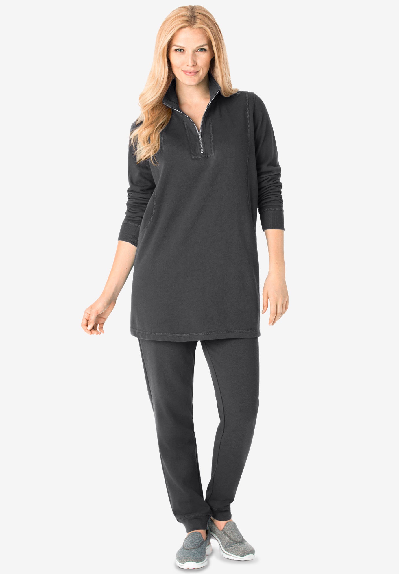 2-piece fleece sweatshirt set image number 0