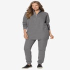 2-piece fleece sweatshirt set image number null