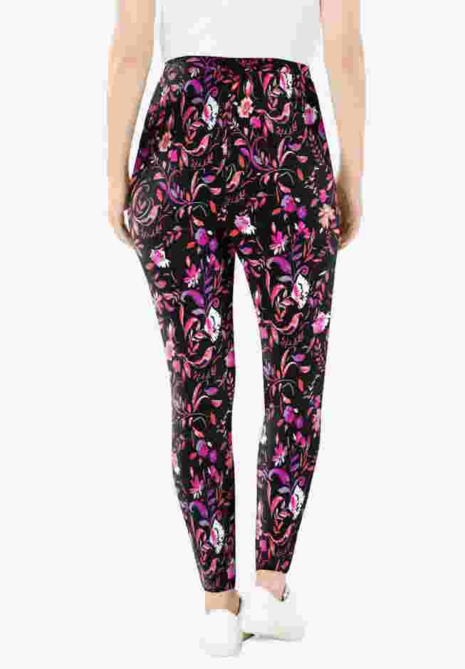 Stretch Cotton Printed Legging image number 1