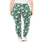 Stretch-Cotton Knit Pull-On Printed Leggings image number null
