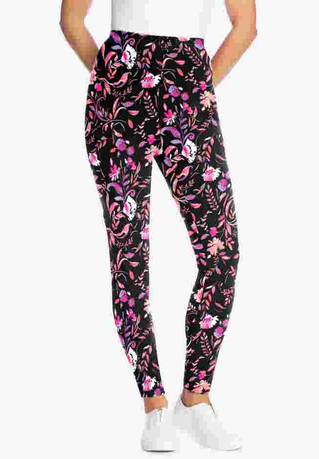 Stretch Cotton Printed Legging image number 0