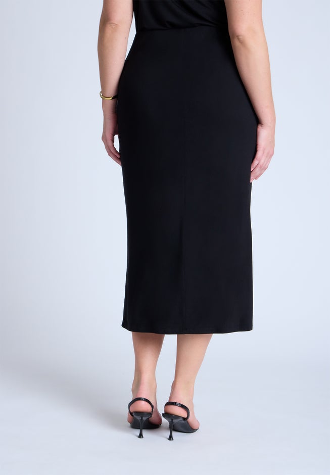Twist Skirt With Slit image number 2