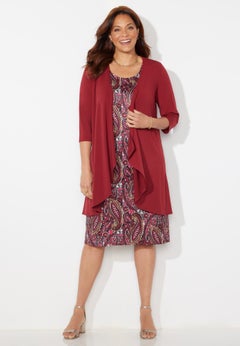 Soft Knit Jacket Dress