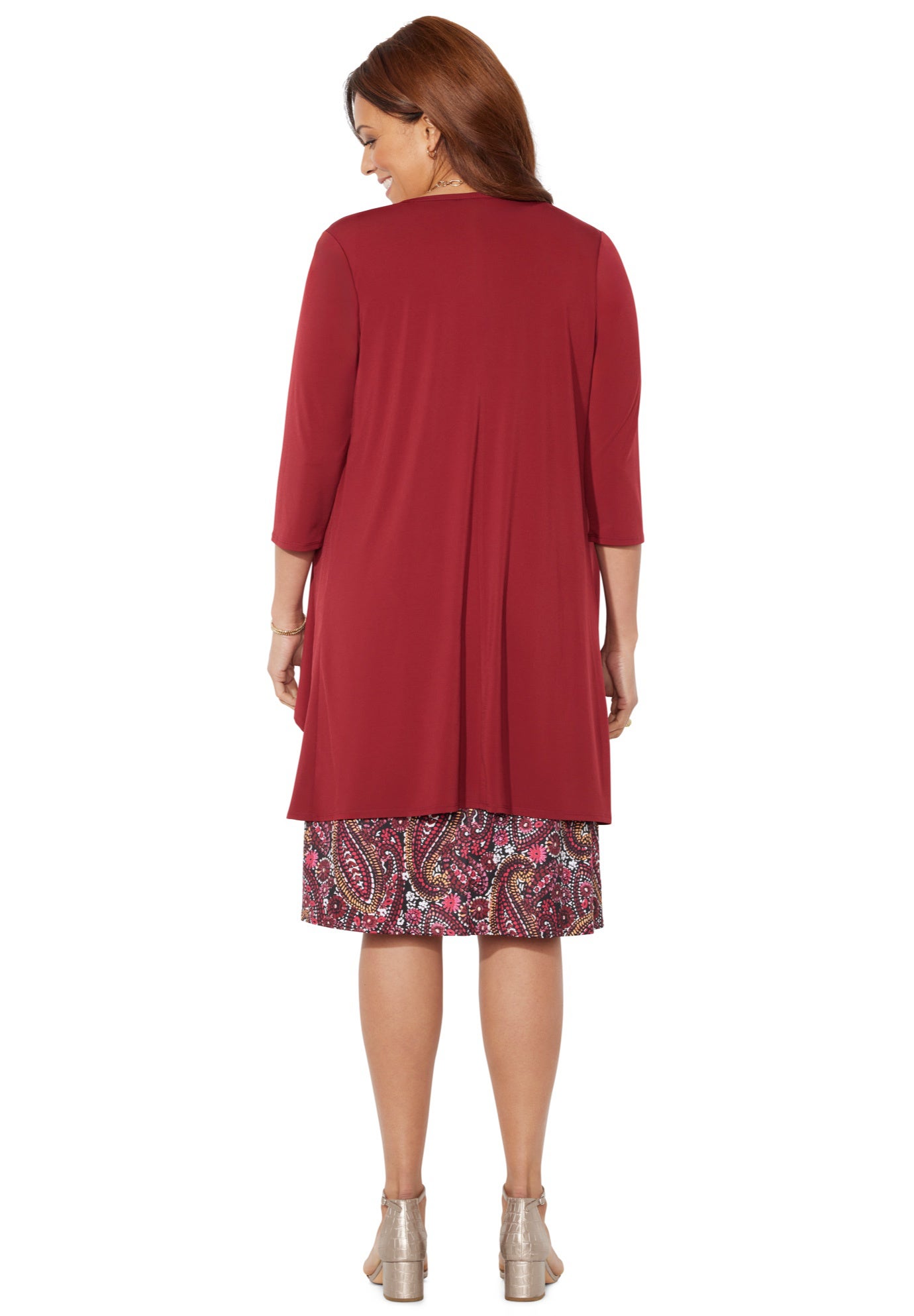 Soft Knit Jacket Dress image number 3