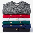 Wool-Blend Double-Breasted Peacoat image number 1