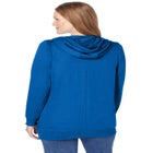 Zip Front Tunic Hoodie Jacket image number null