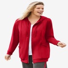 Zip Front Tunic Hoodie Jacket image number null