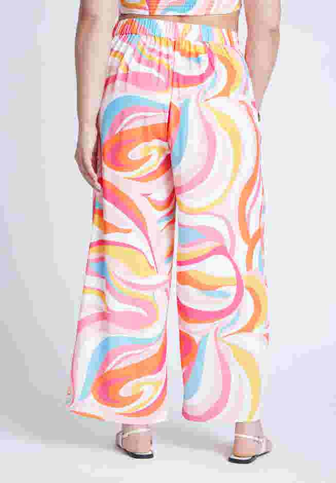  Printed Wide Leg Pant  image number 2