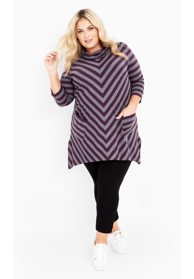 Emily Panel Stripe Tunic image number 3