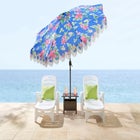 9 Ft. Tilt-N-Crank Umbrella With Fringe image number null