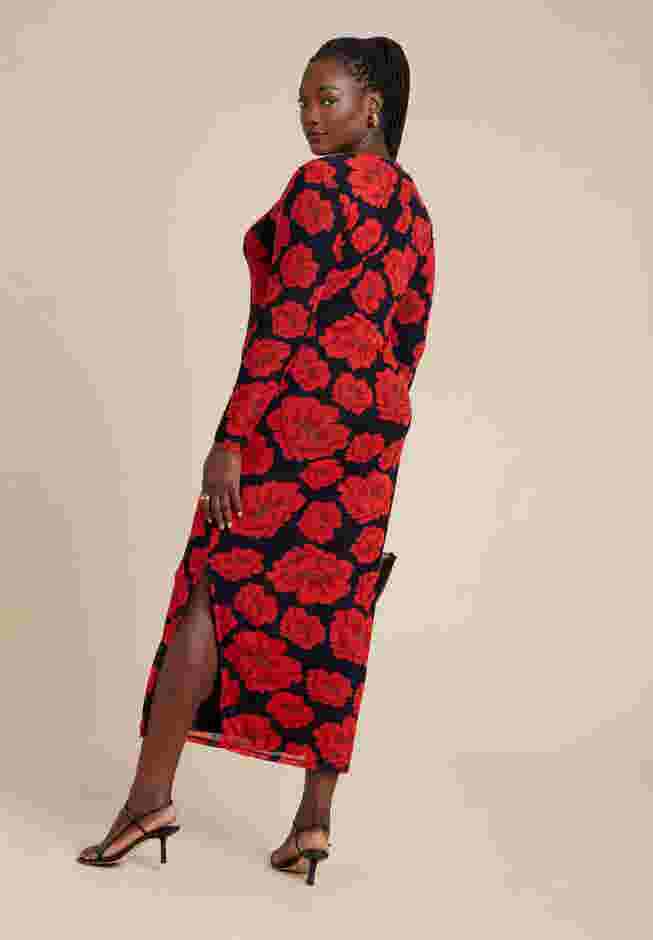 Shoulder Detail Mesh Dress image number 2