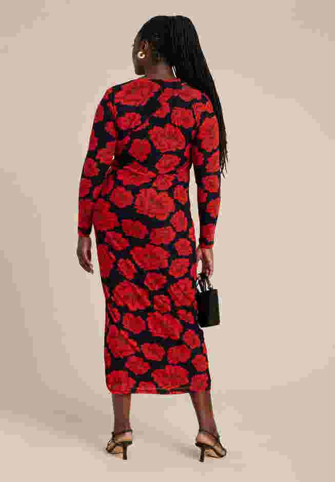 Shoulder Detail Mesh Dress image number 3
