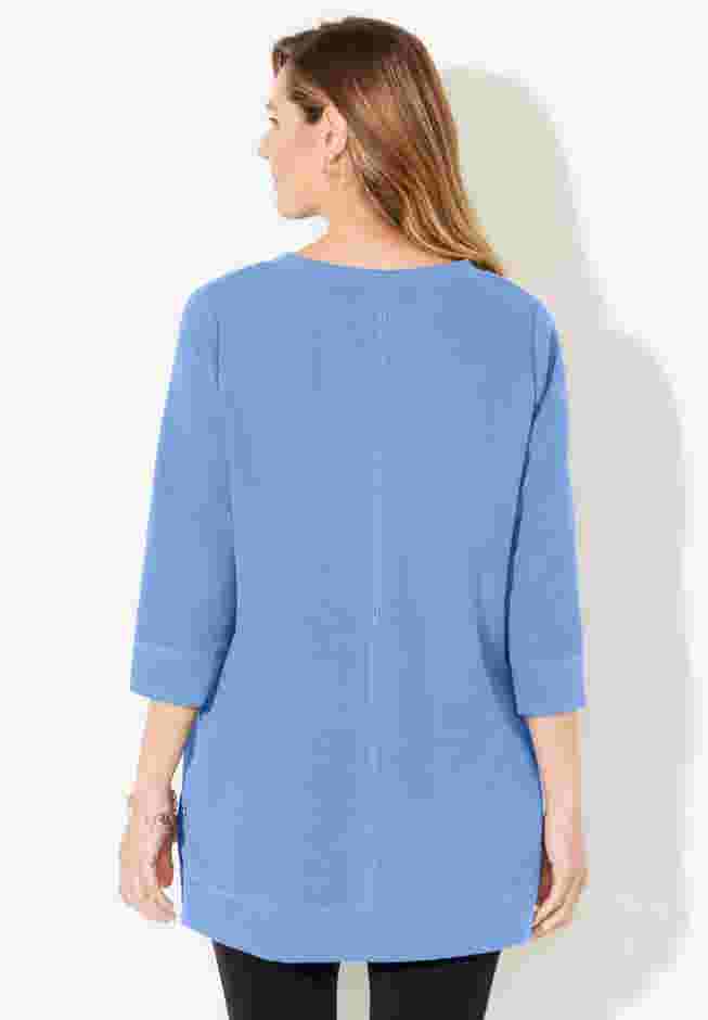 Cloud Knit V-Neck Top image number 1