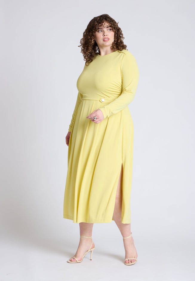 Eupalette Dress With Pleats image number 0