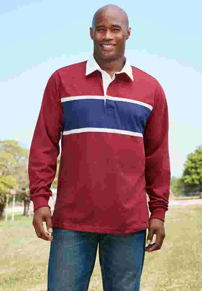 Long-Sleeve Rugby Polo image number 4