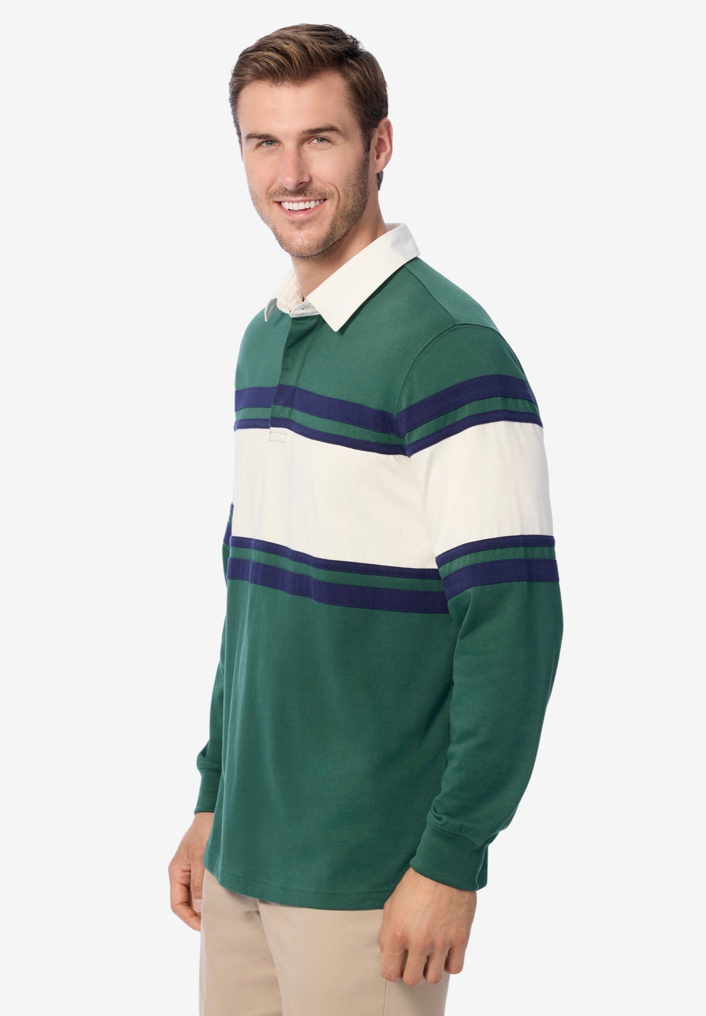 Long-Sleeve Rugby Polo image number 2