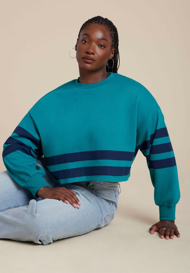 Boxy Cropped Sweatshirt image number 0