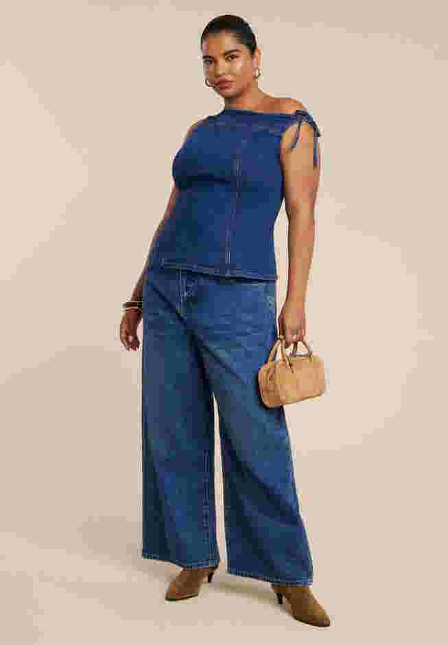 Asym Denim Top image number 1
