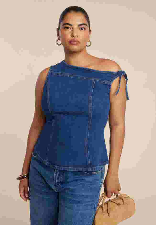 Asym Denim Top image number 0